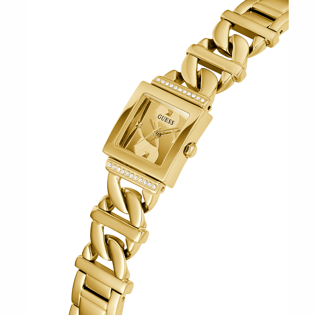 GUESS Ladies Gold Tone Analog Watch