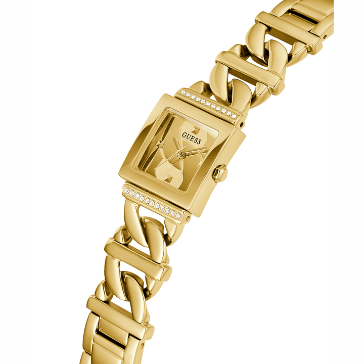 GUESS Ladies Gold Tone Analog Watch