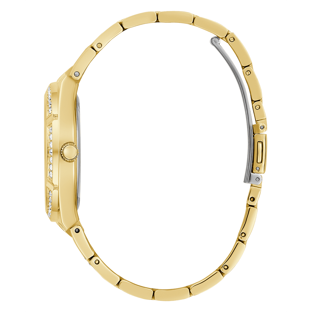 GUESS Ladies Gold Tone Multi-Function Watch