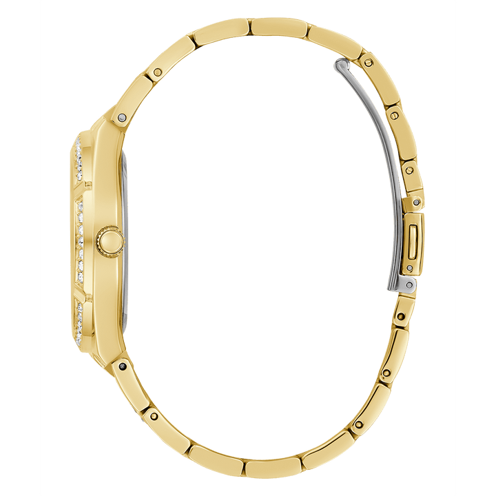 GUESS Ladies Gold Tone Multi-Function Watch