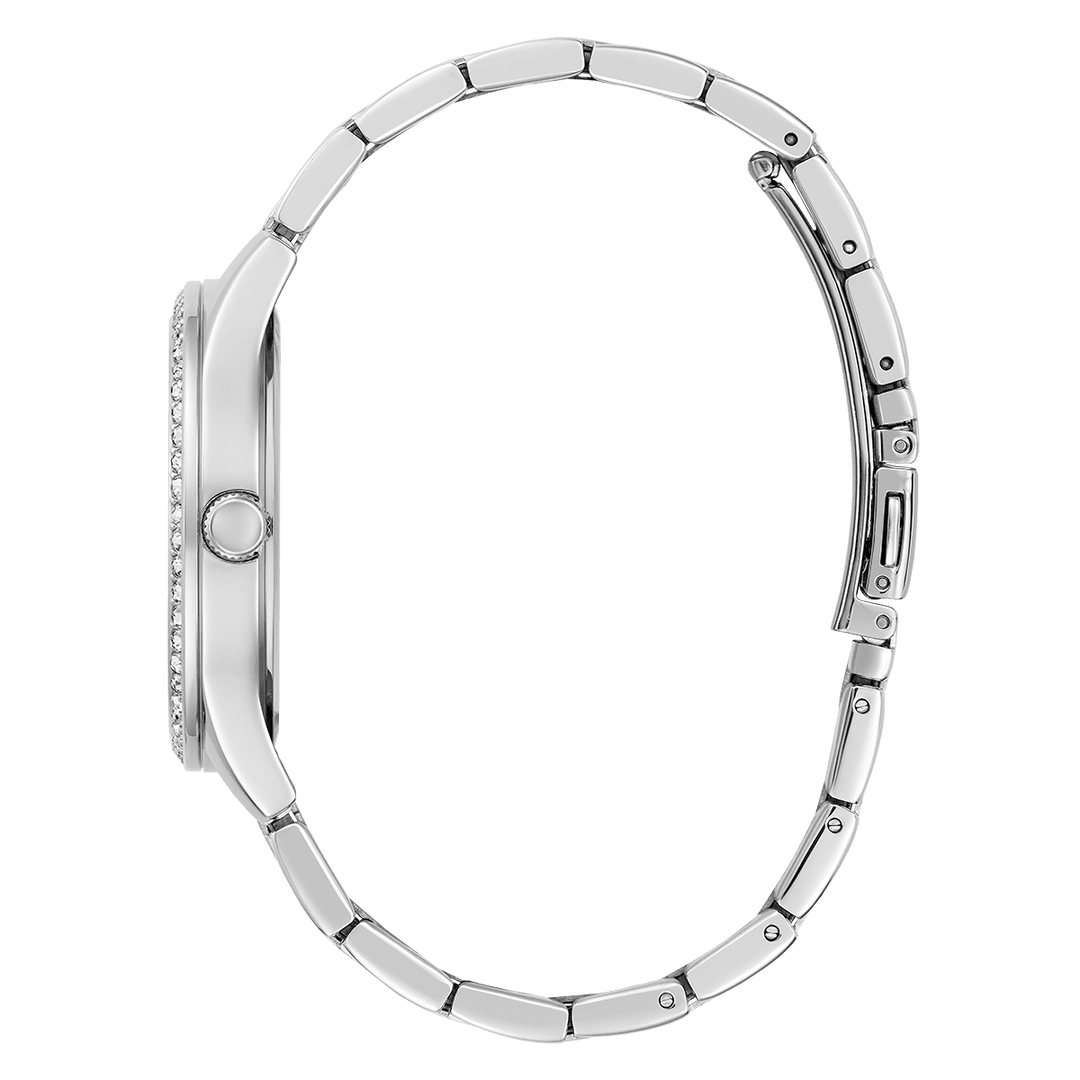 GUESS Ladies Silver Tone Analog Watch