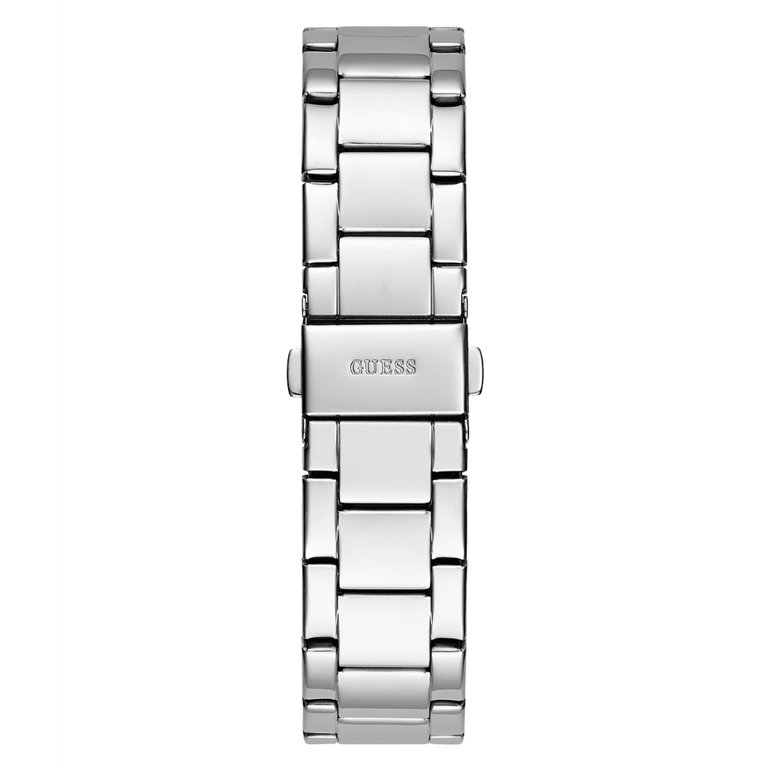 GUESS Ladies Silver Tone Analog Watch