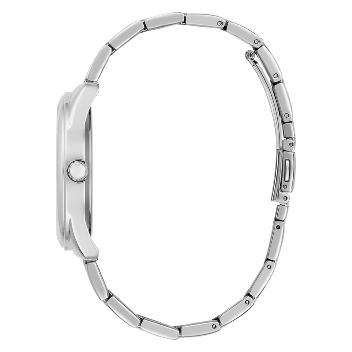 GUESS Ladies Silver Tone Analog Watch