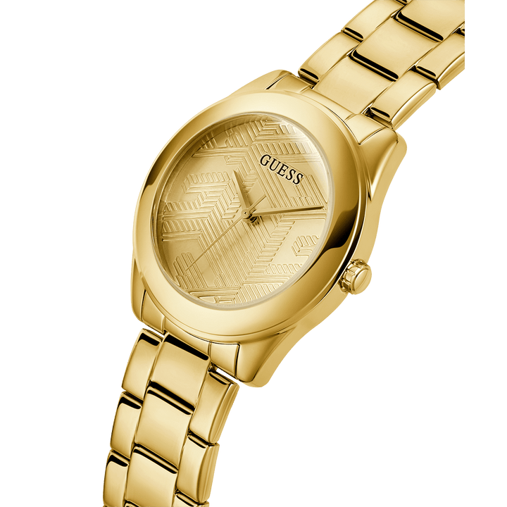 GUESS Ladies Gold Tone Analog Watch