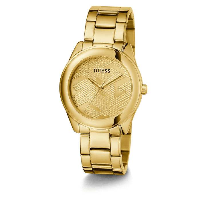 GUESS Ladies Gold Tone Analog Watch