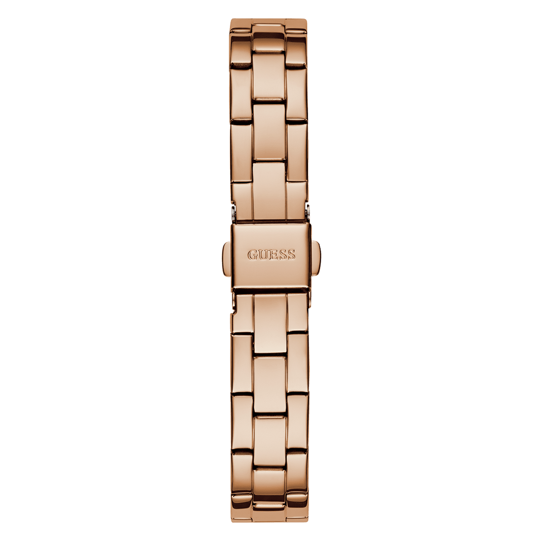 GUESS Ladies Rose Gold Tone Analog Watch