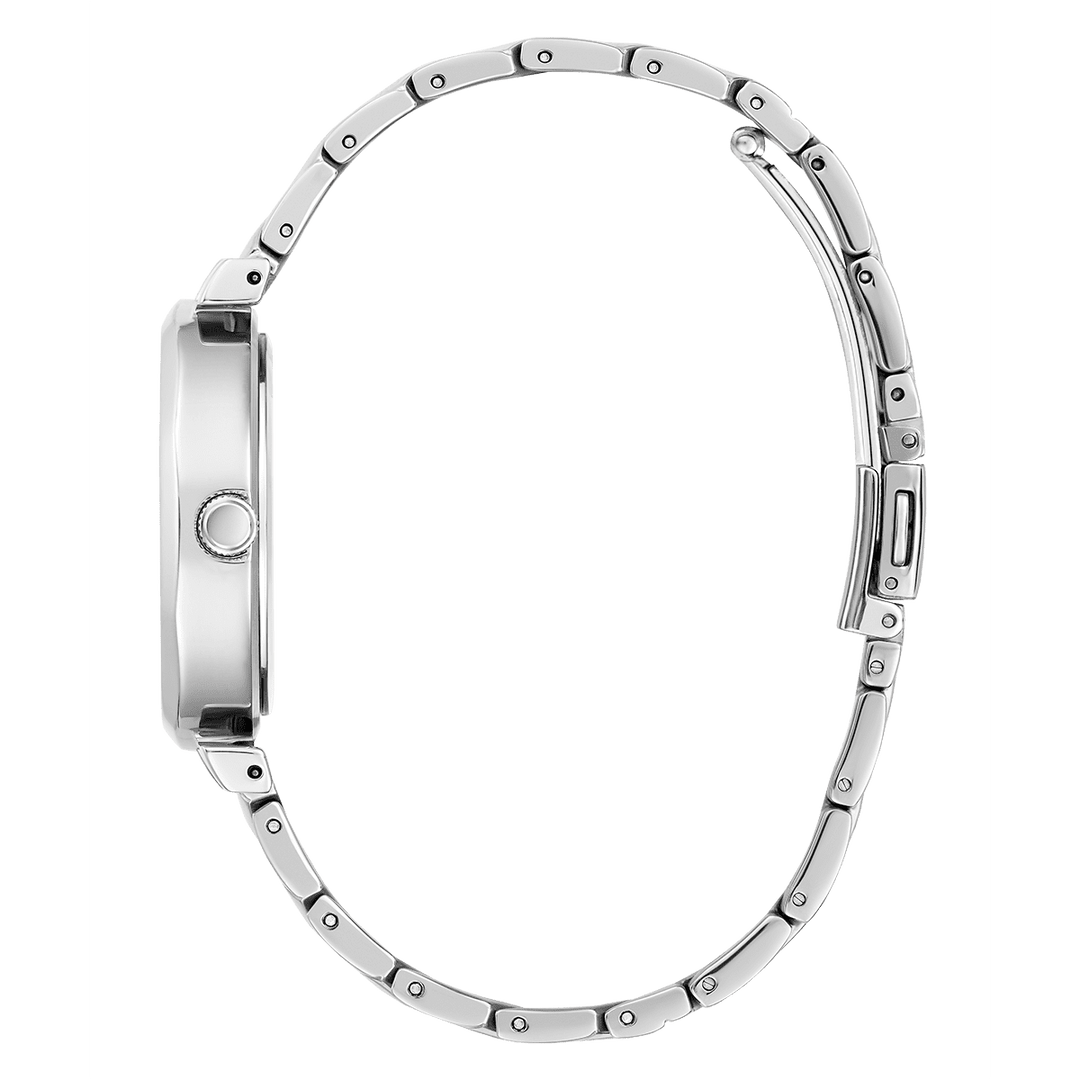 GUESS Ladies Silver Tone Analog Watch