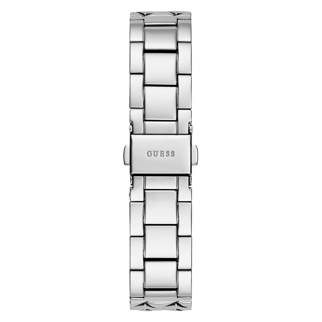 GUESS Ladies Silver Tone Analog Watch