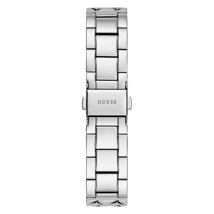 GUESS Ladies Silver Tone Analog Watch