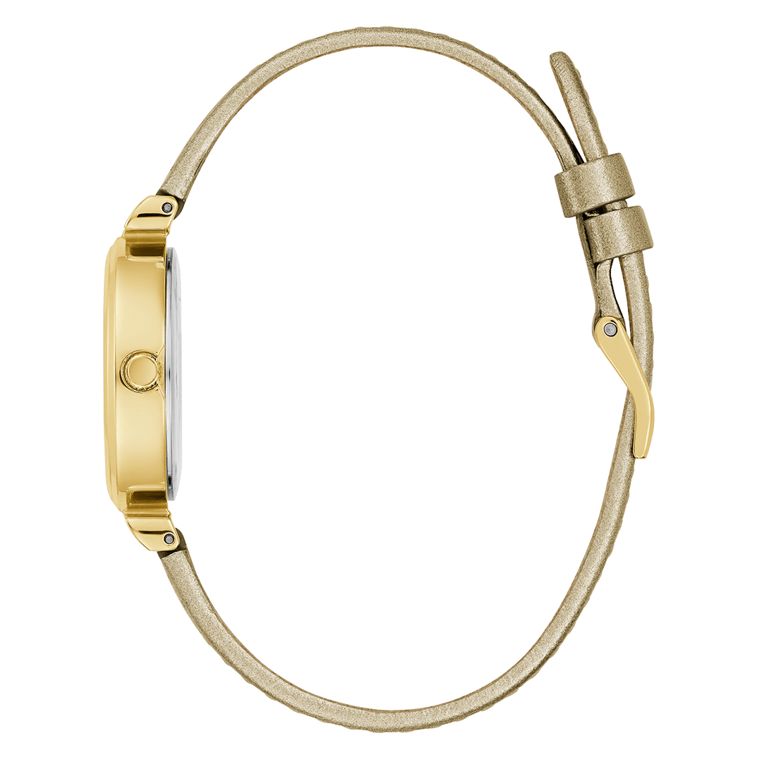 GUESS Ladies Gold Tone Analog Watch