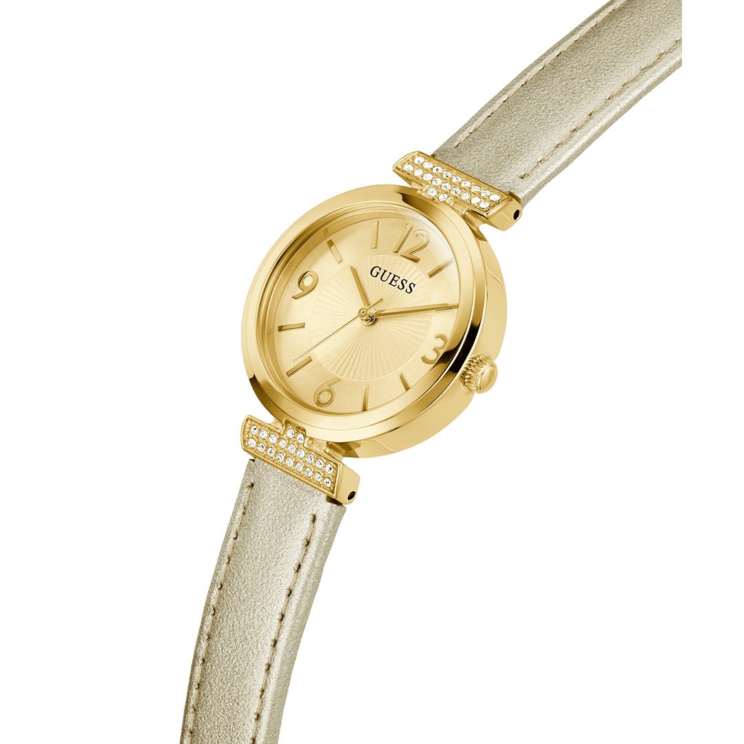 GUESS Ladies Gold Tone Analog Watch