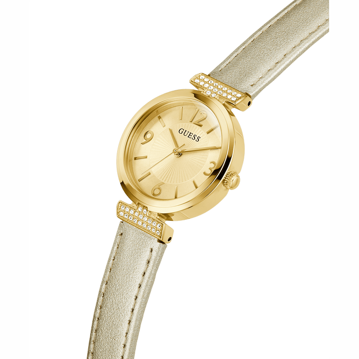 GUESS Ladies Gold Tone Analog Watch