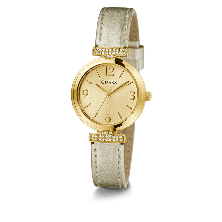 GUESS Ladies Gold Tone Analog Watch