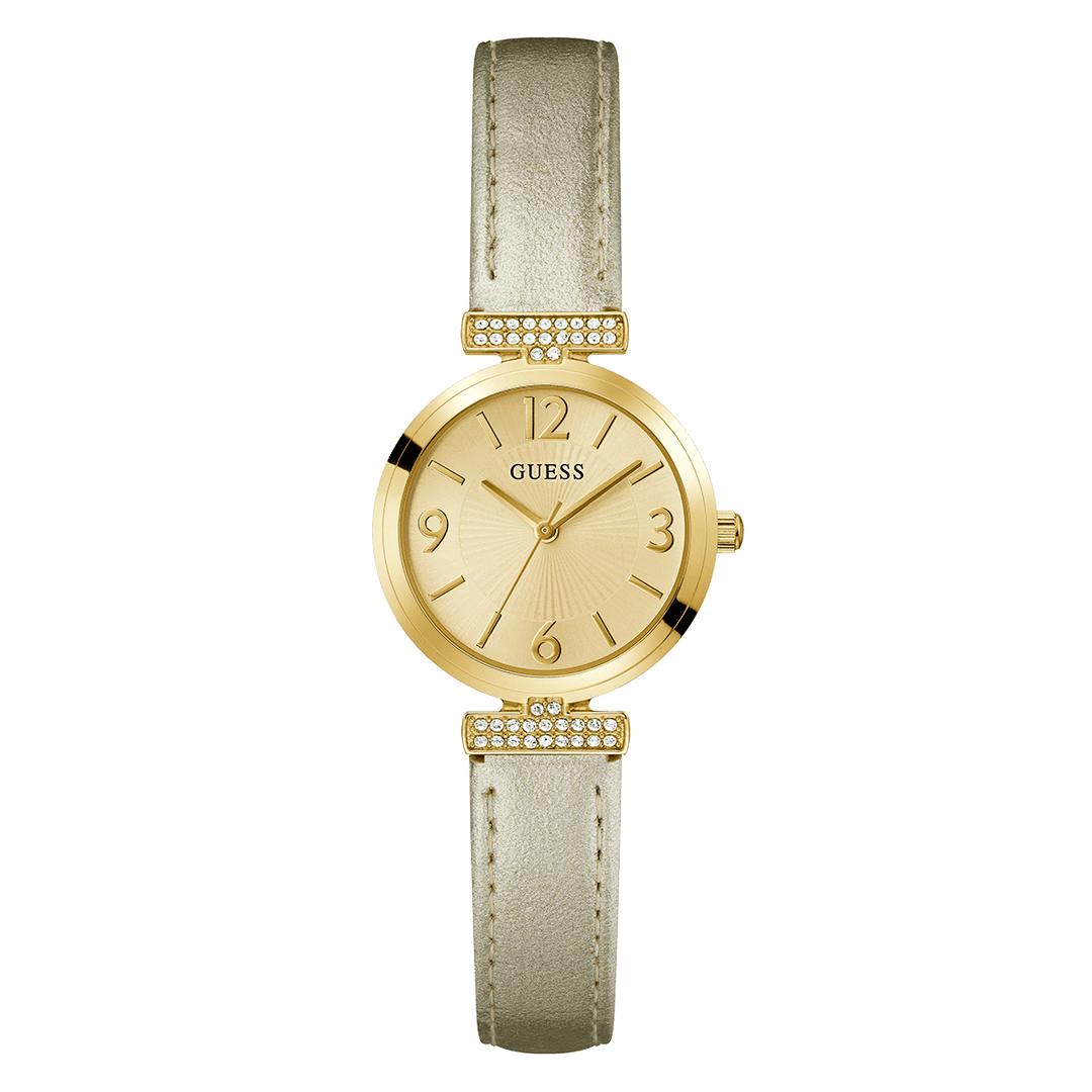 GUESS Ladies Gold Tone Analog Watch