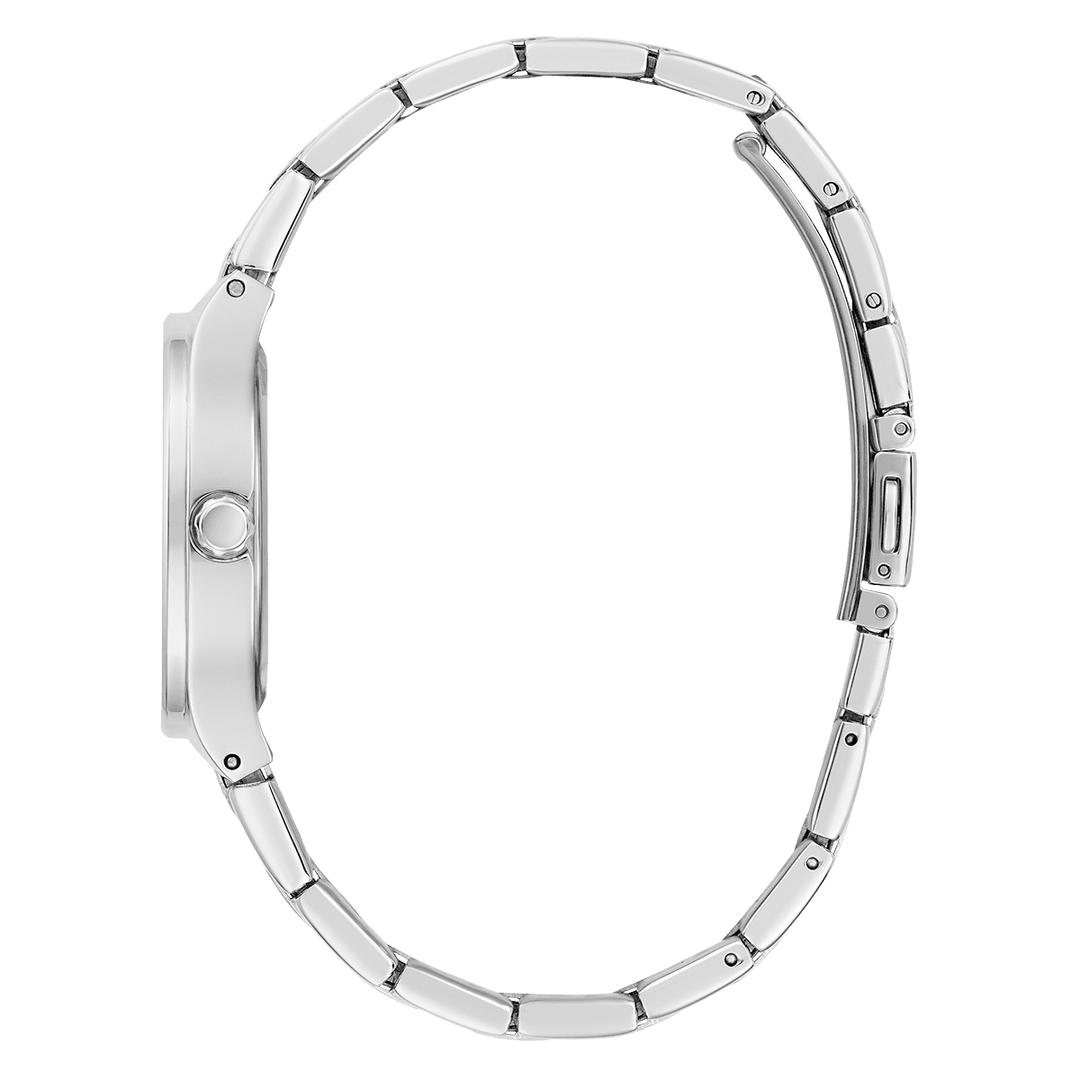 GUESS Ladies Silver Tone Analog Watch