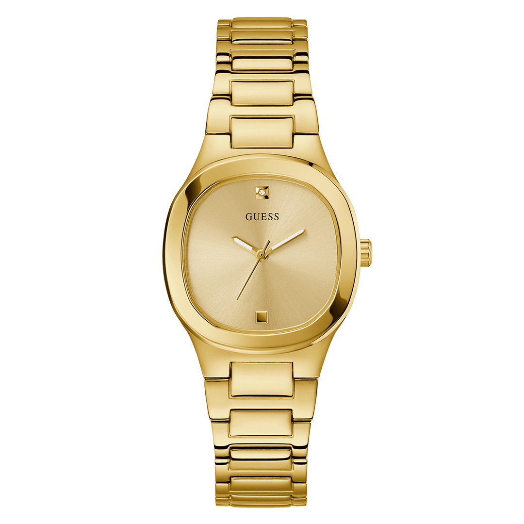 GUESS Ladies Gold Tone Analog Watch