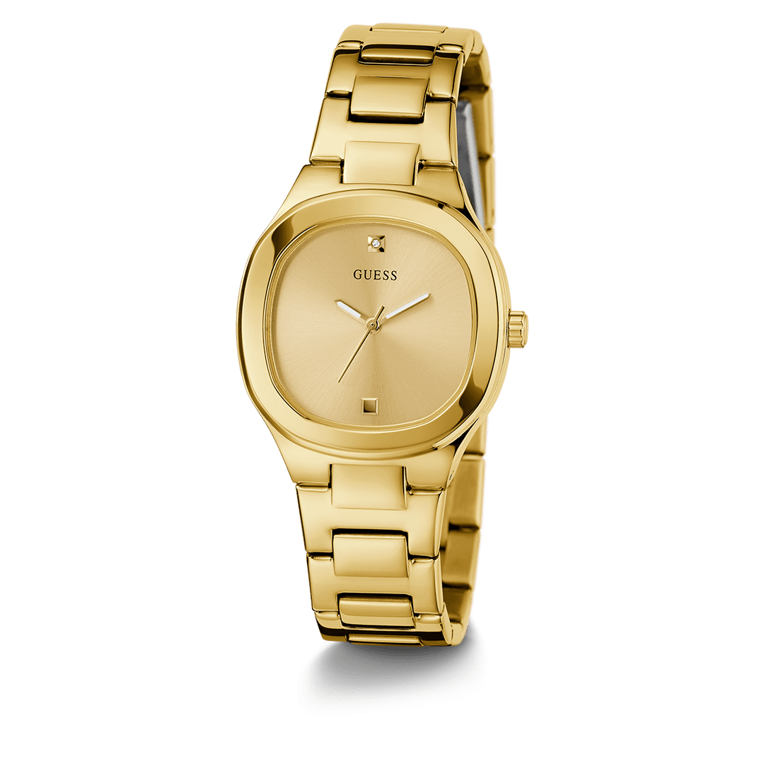 GUESS Ladies Gold Tone Analog Watch