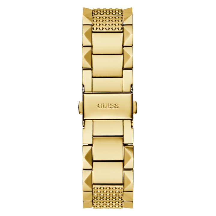 GUESS Mens Gold Tone Analog Watch