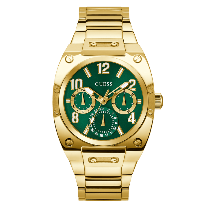 GUESS Mens Gold Multi-Function Watch