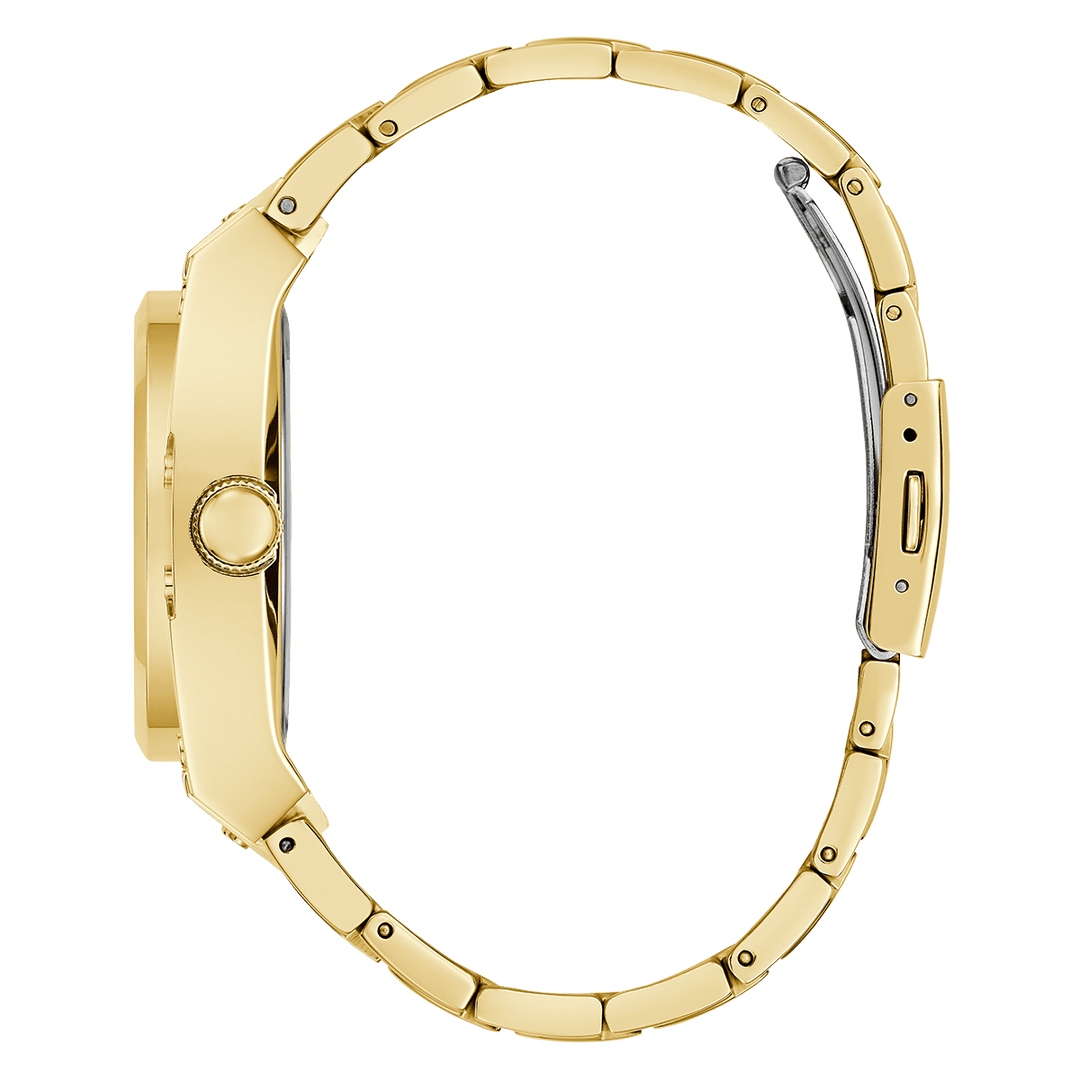 GUESS Mens Gold Multi-Function Watch