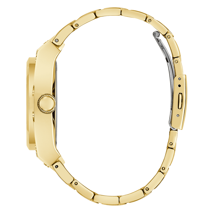 GUESS Mens Gold Multi-Function Watch