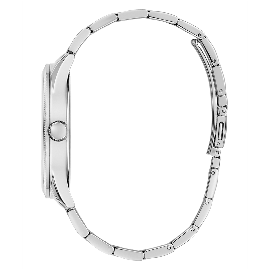 GUESS Mens Silver Analog Watch