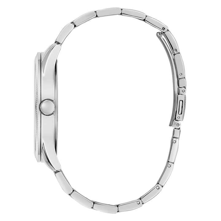 GUESS Mens Silver Analog Watch