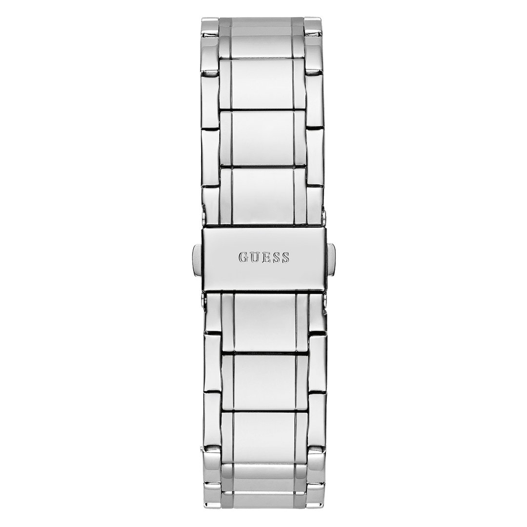 GUESS Mens Silver Analog Watch