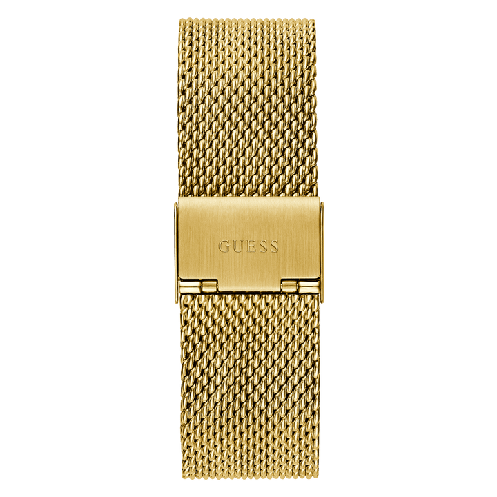 GUESS Mens Gold Tone Analog Watch