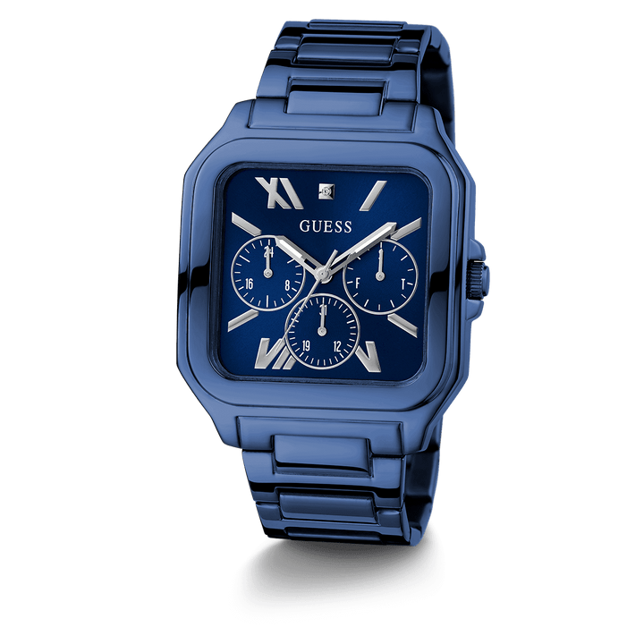 GUESS Mens Blue Multi-Function Watch