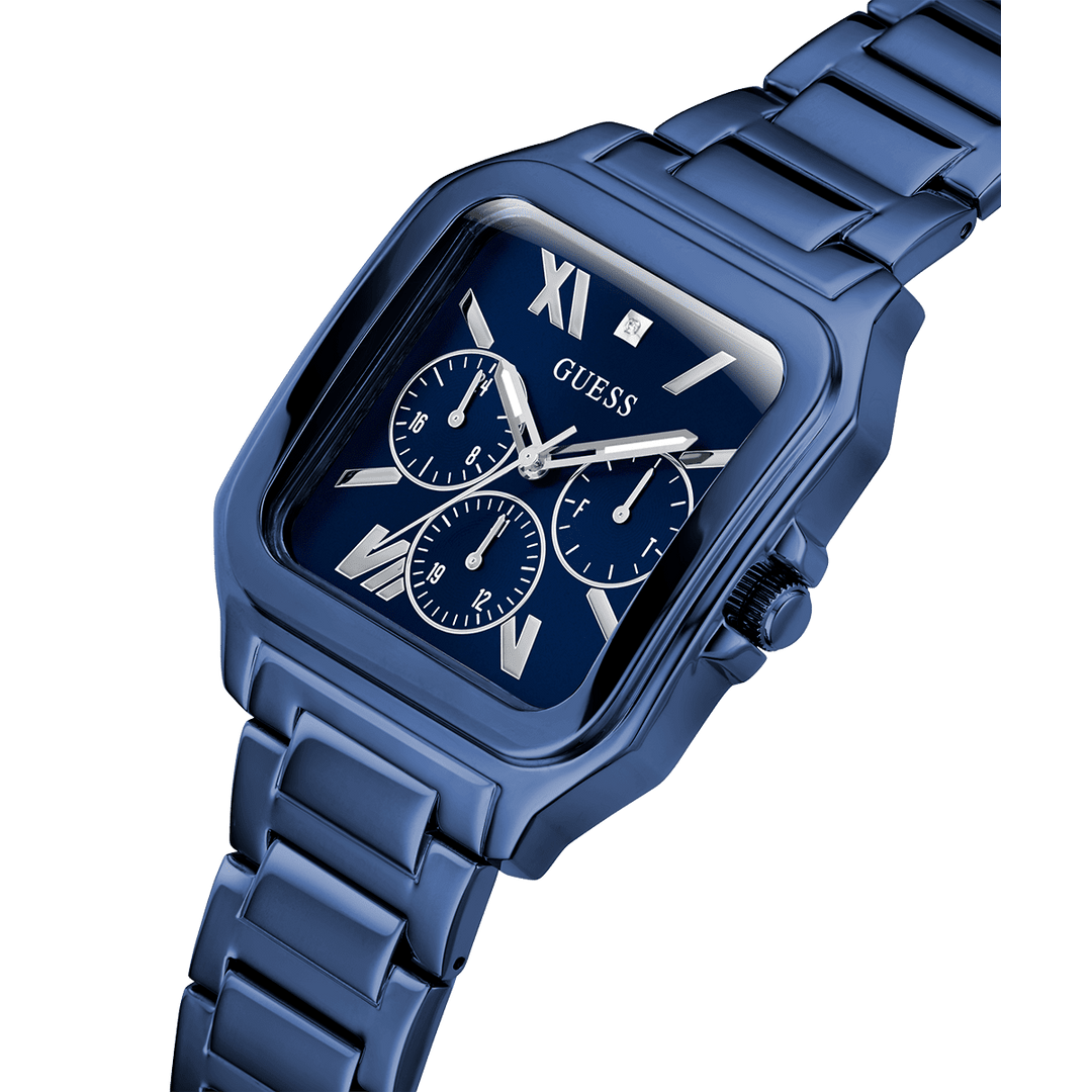 GUESS Mens Blue Multi-Function Watch