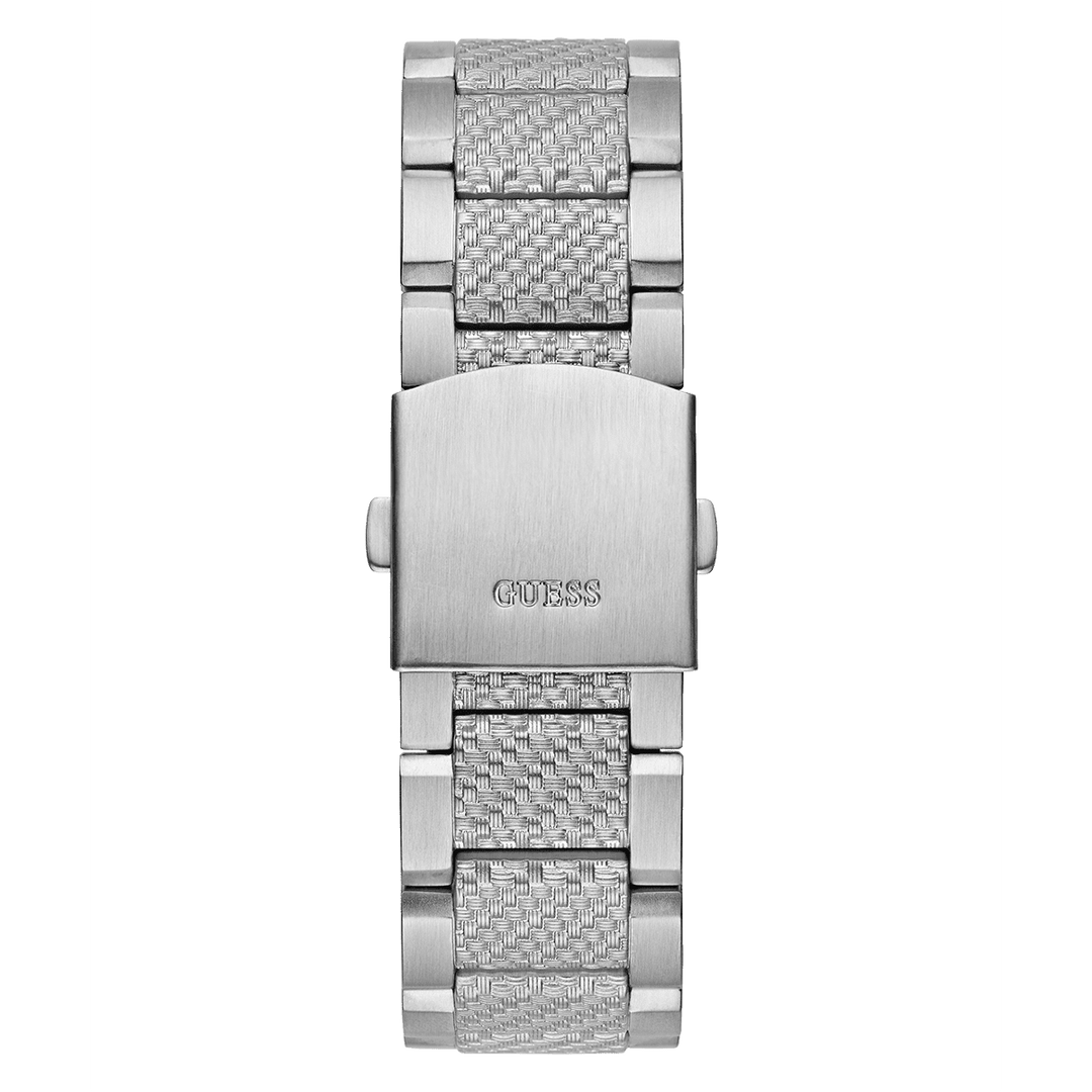 GUESS Mens Silver Tone 2-Tone Multi-Function Watch