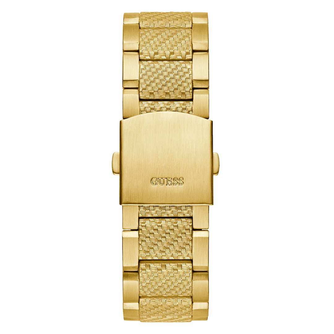 GUESS Mens Gold Tone 2-Tone Multi-Function Watch