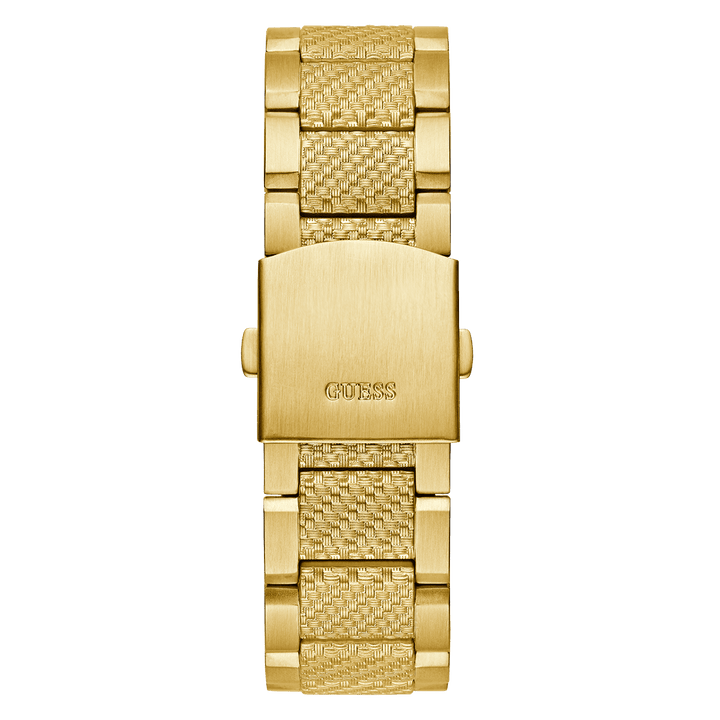 GUESS Mens Gold Tone 2-Tone Multi-Function Watch
