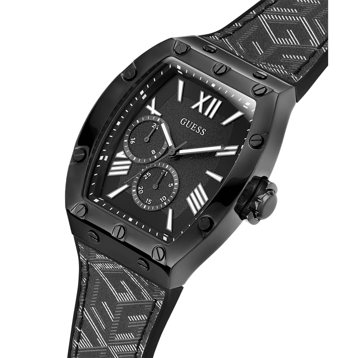GUESS Mens Black Multi-Function Watch