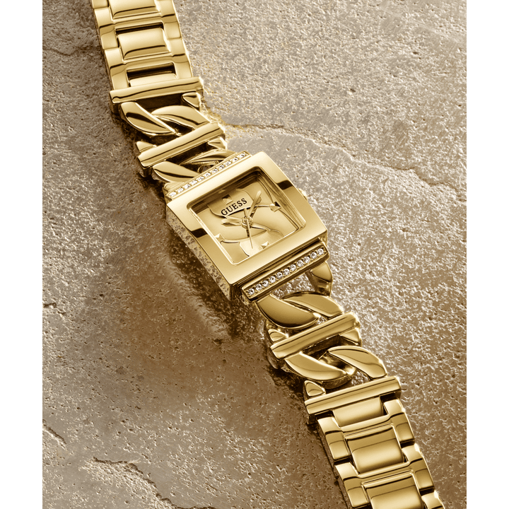 GUESS Ladies Gold Tone Analog Watch