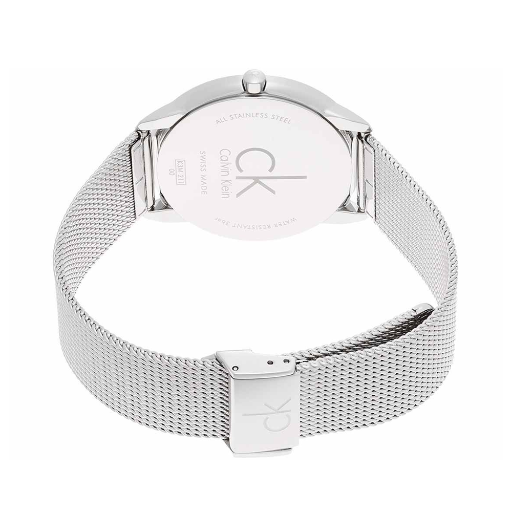 Reloj calvin klein discount stainless steel back