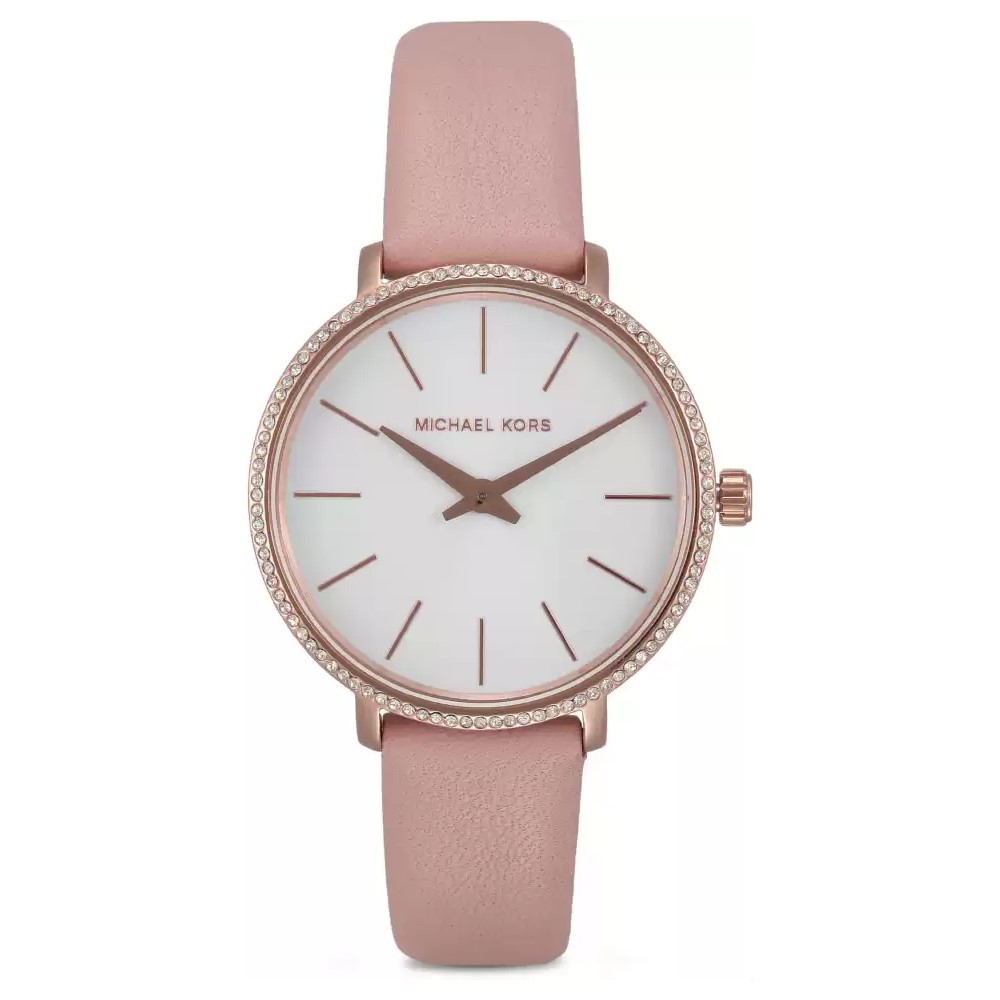 Michael kors watch women leather deals