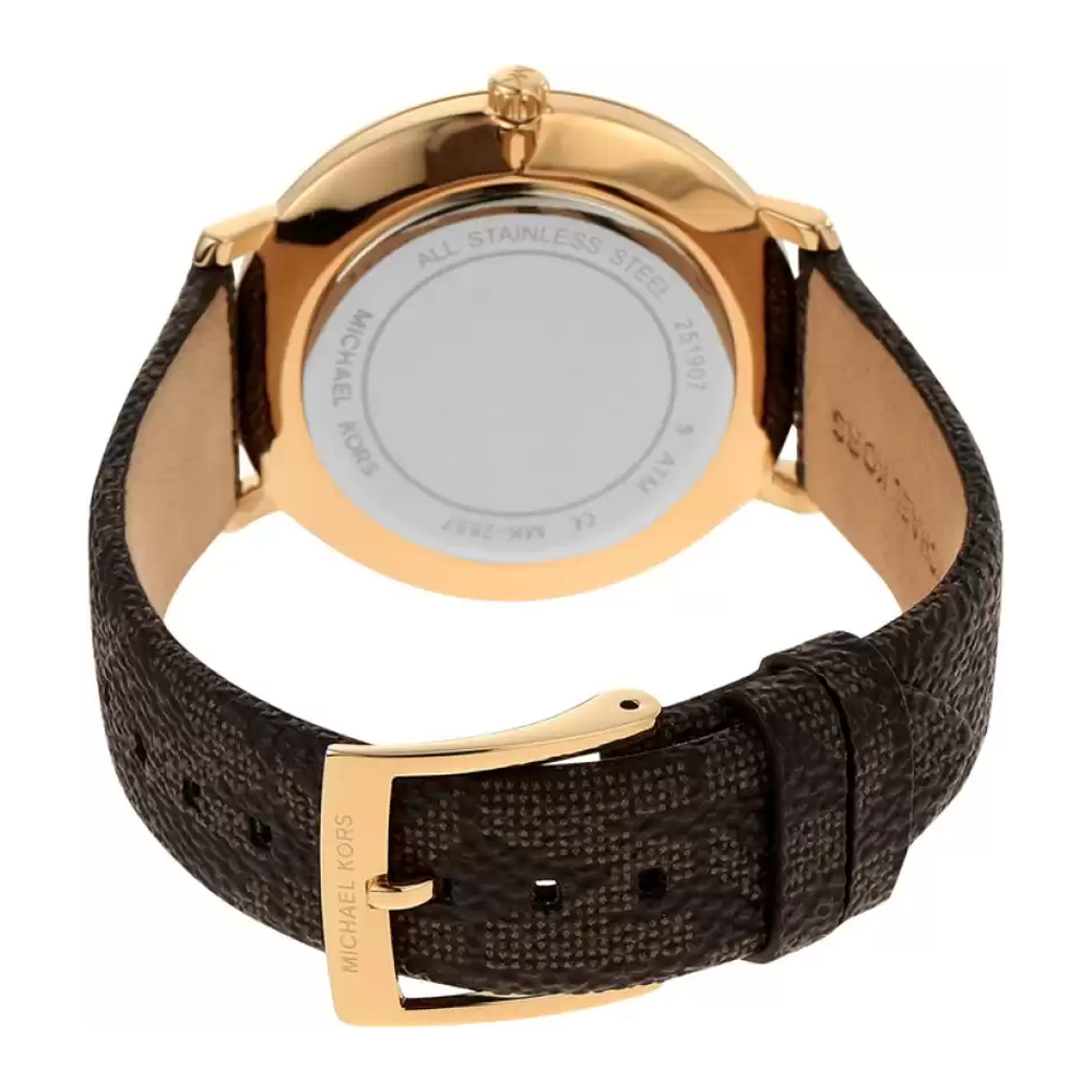 Michael Kors Women Leather Pyper Wrist Watch MK2857