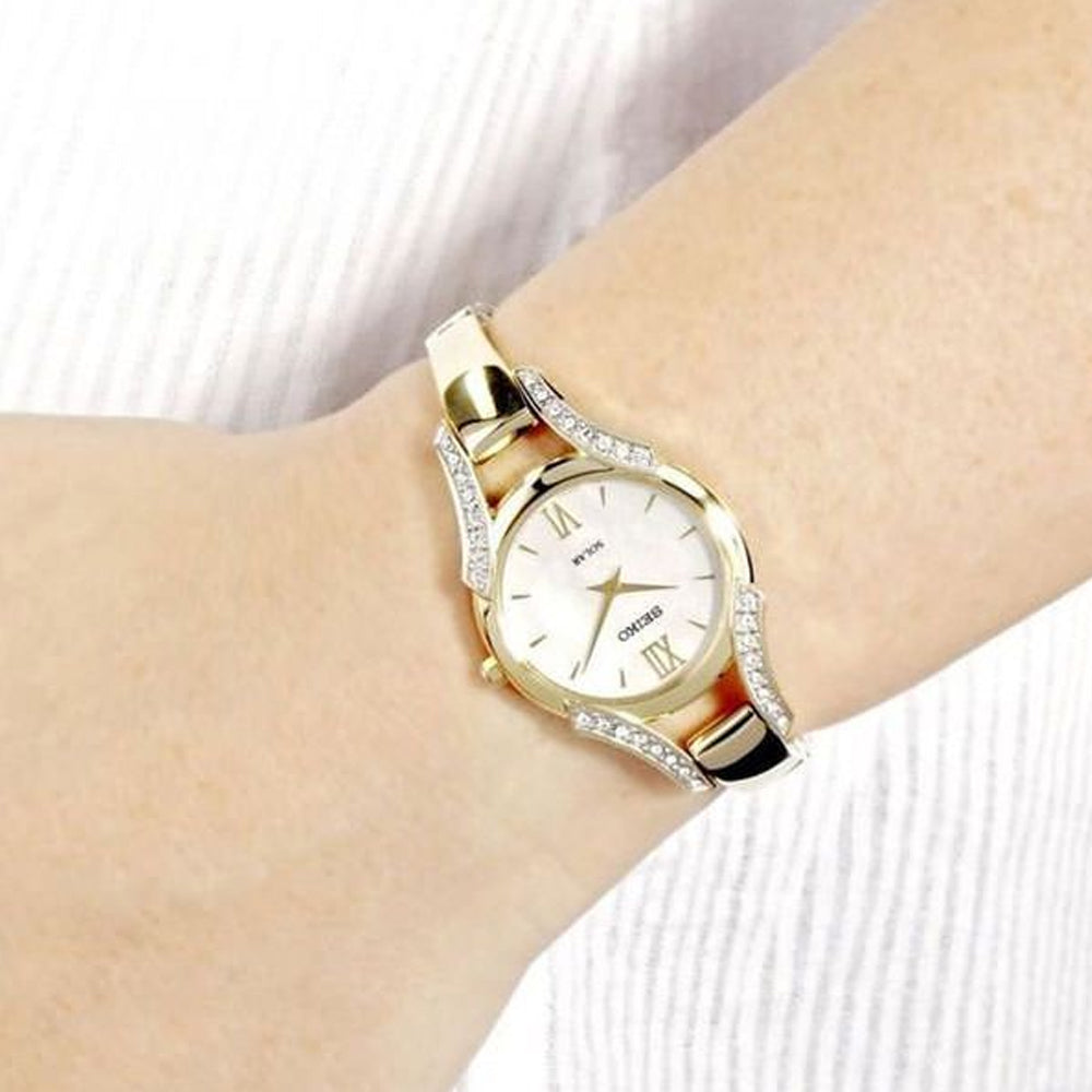 Seiko Solar SUP216P1 Watch For Women