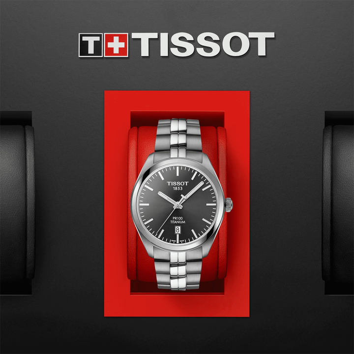 Tissot PR 100 Titanium Quartz T1014104406100 Men Watch