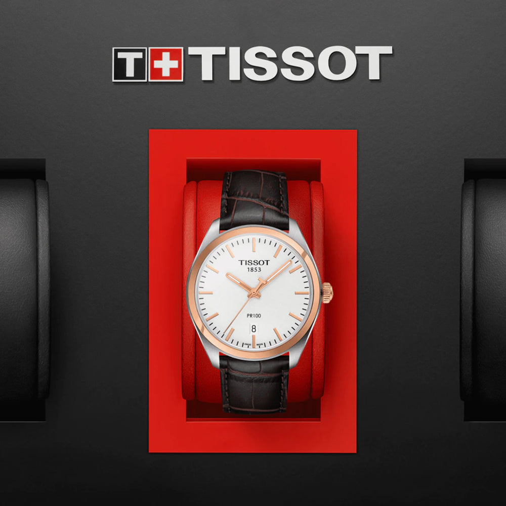 Tissot PR 100 Dual Time T1014522603100 Men Watch