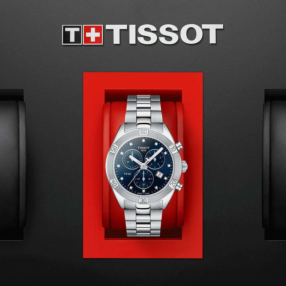 Tissot PR 100 Sport Chic Chronograph T1019171104600 Women Watch