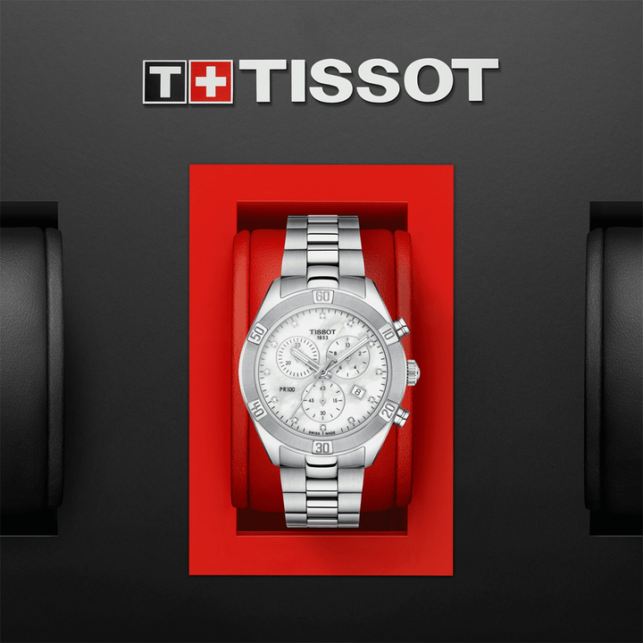 Tissot PR 100 Sport Chic Chronograph T1019171111600 Women Watch