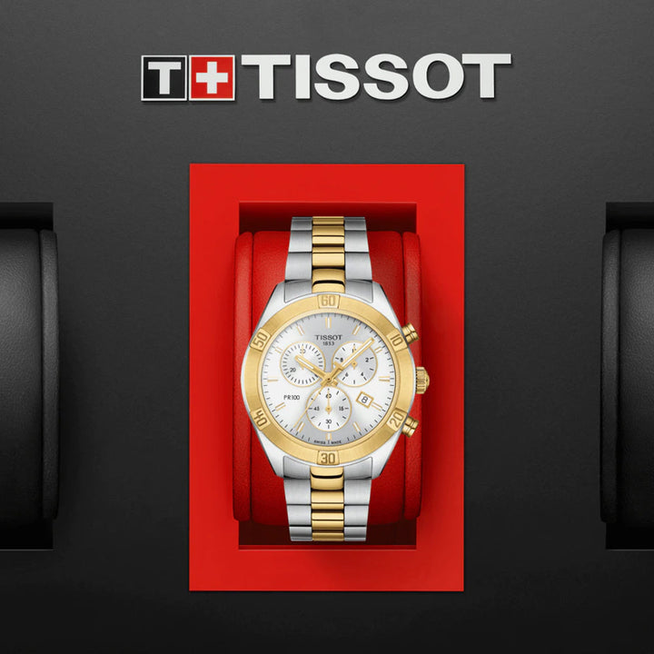 Tissot PR 100 Sport Chic Chronograph T1019172203100 Women Watch