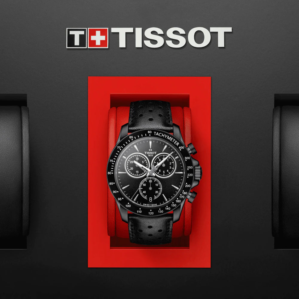 Tissot V8 Quartz Chronograph T1064173605100 Men Watch