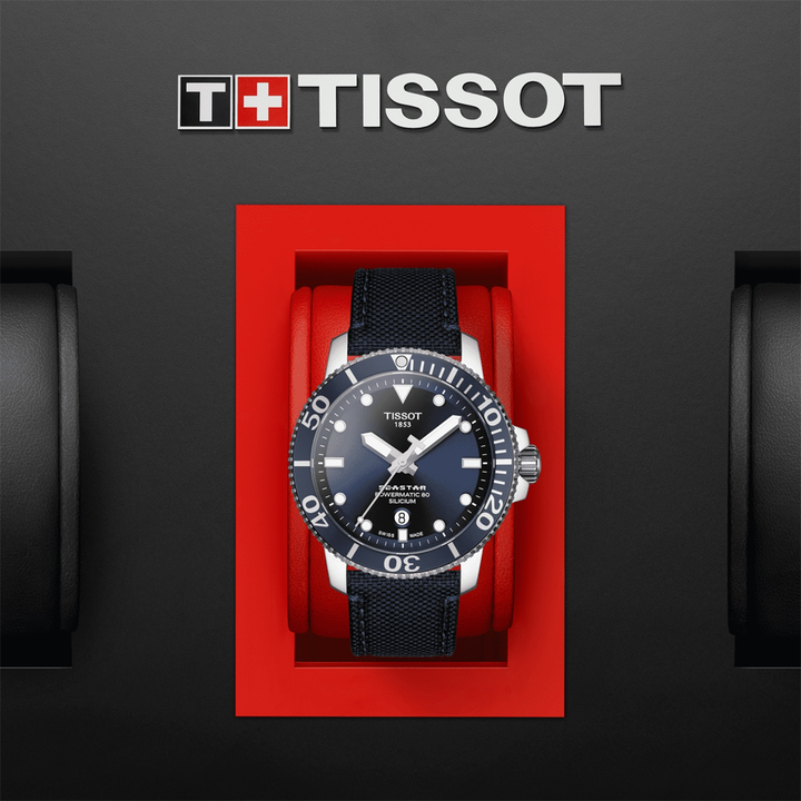 Tissot Seastar 1000 Powermatic 80 Silicium T1204071704101 Men Watch
