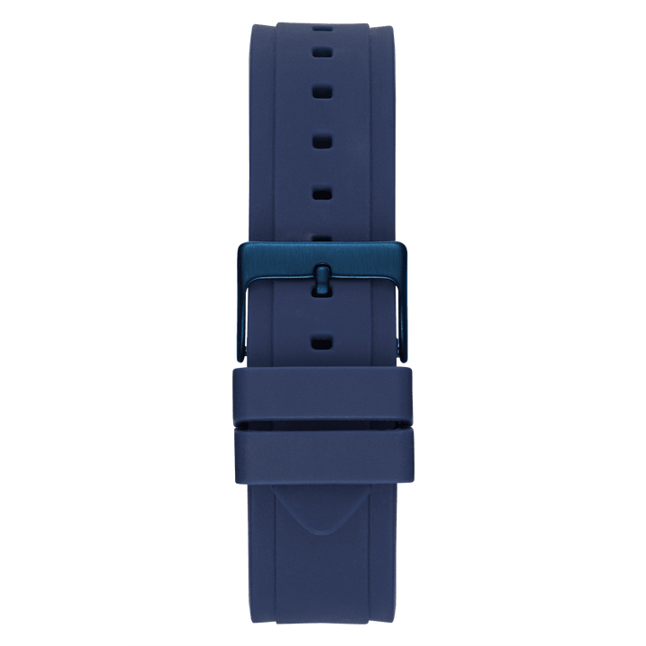 GUESS Ladies Blue Rose Gold Tone/Blue Multi-Function Watch