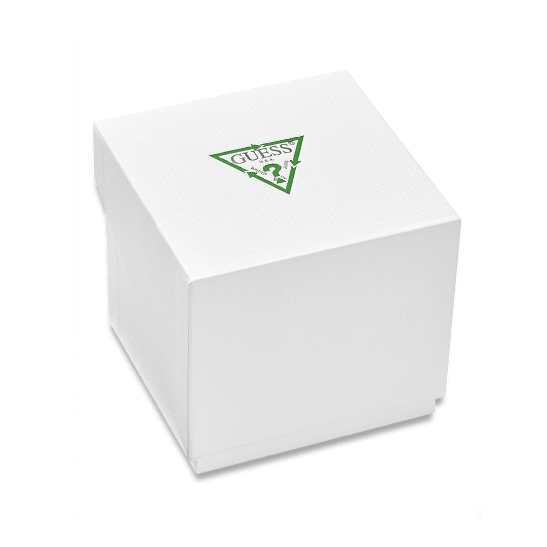 ECO-FRIENDLY BLUE AND WHITE BIO-BASED AND RECYCLABLE WATCH