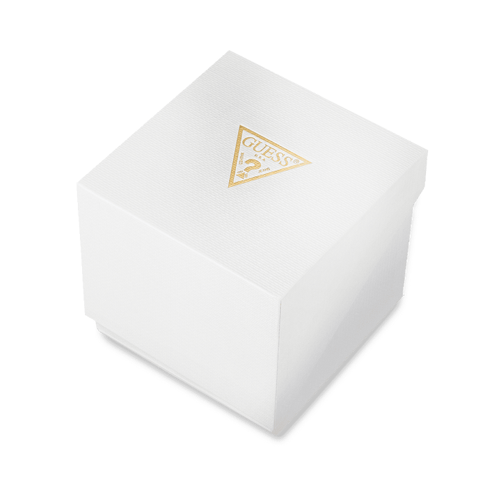 GUESS Ladies Silver Tone Silver Analog Watch